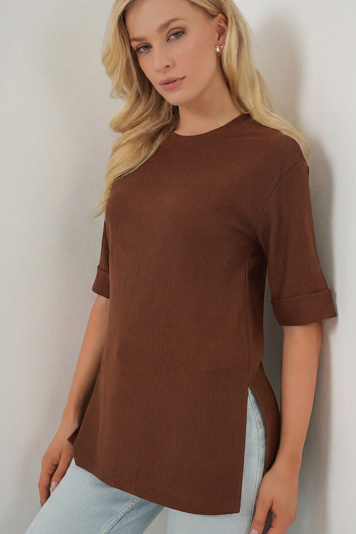 Brown Women T-shirt