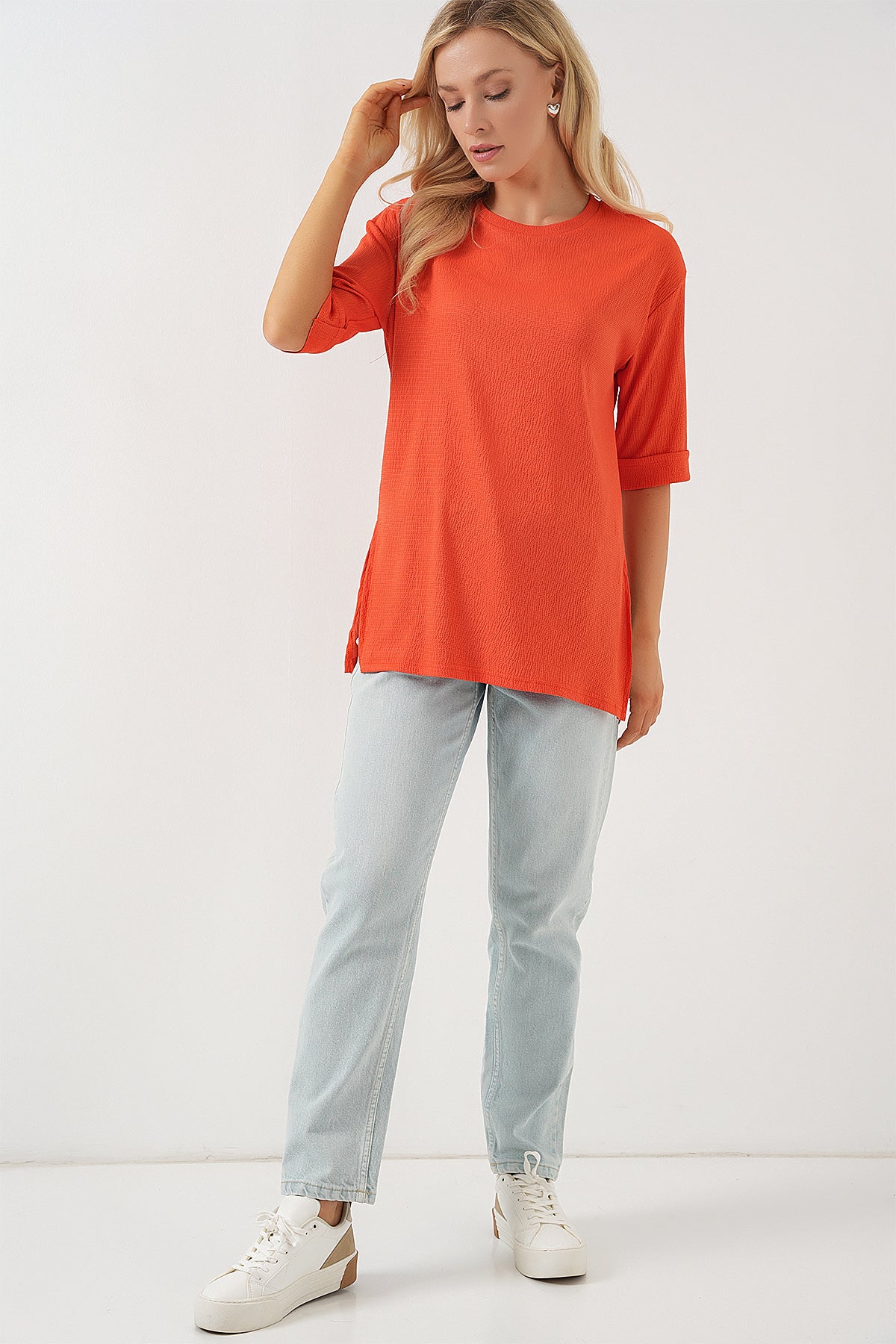 Orange Women T-shirt