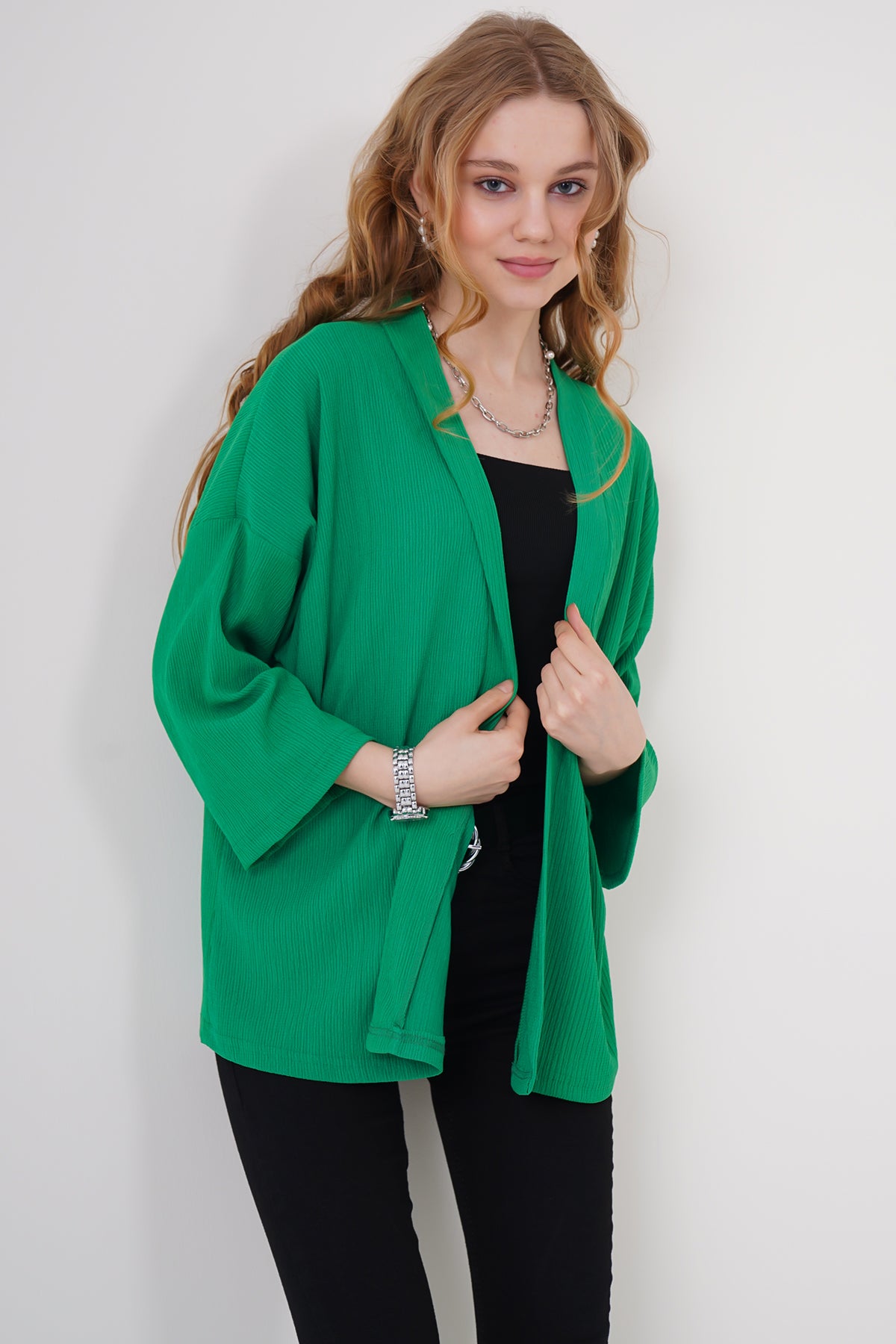 Green Women Kimono