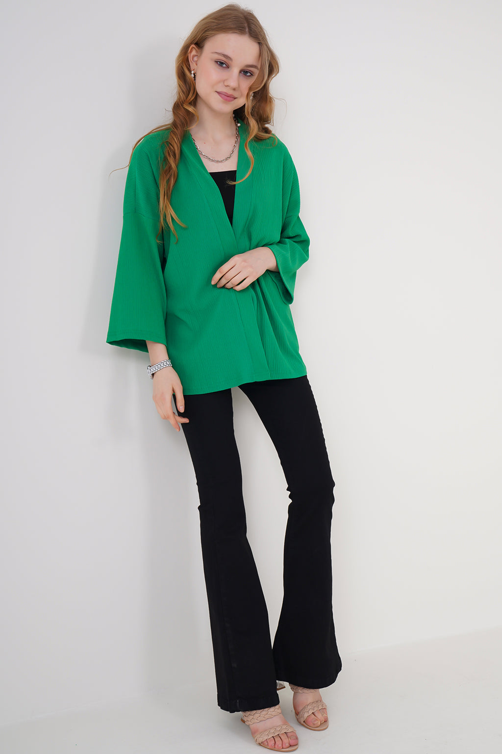 Green Women Kimono