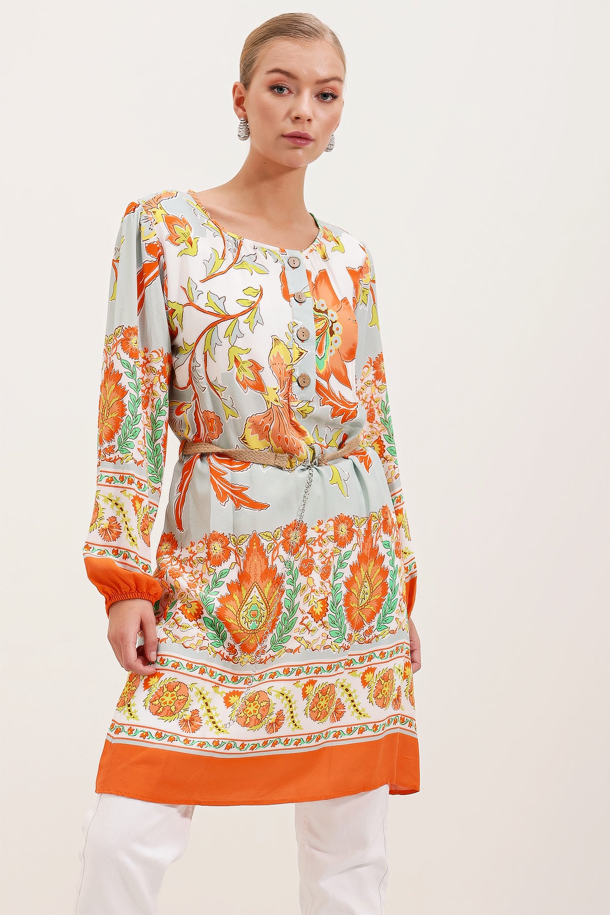 Orange Women Dress