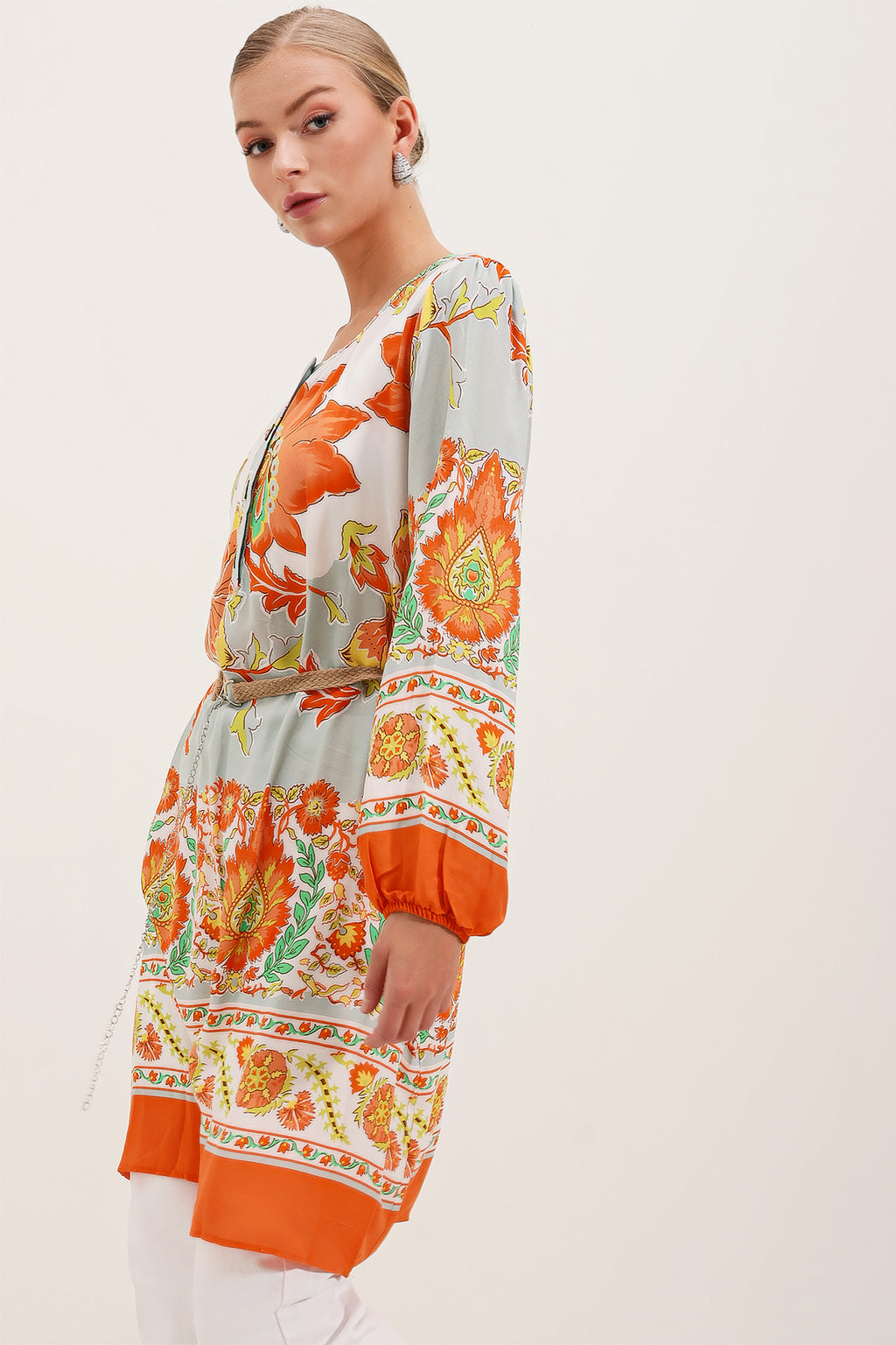 Orange Women Dress