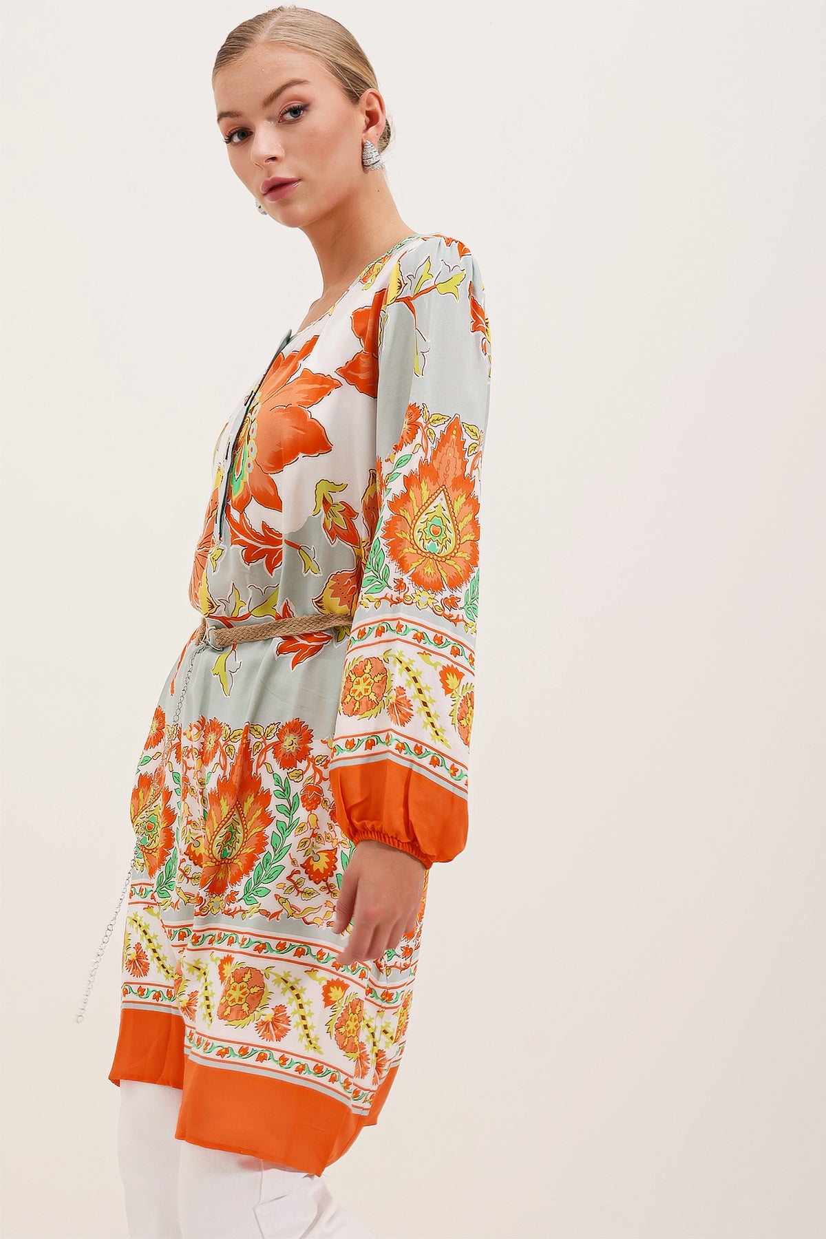 Orange Women Dress