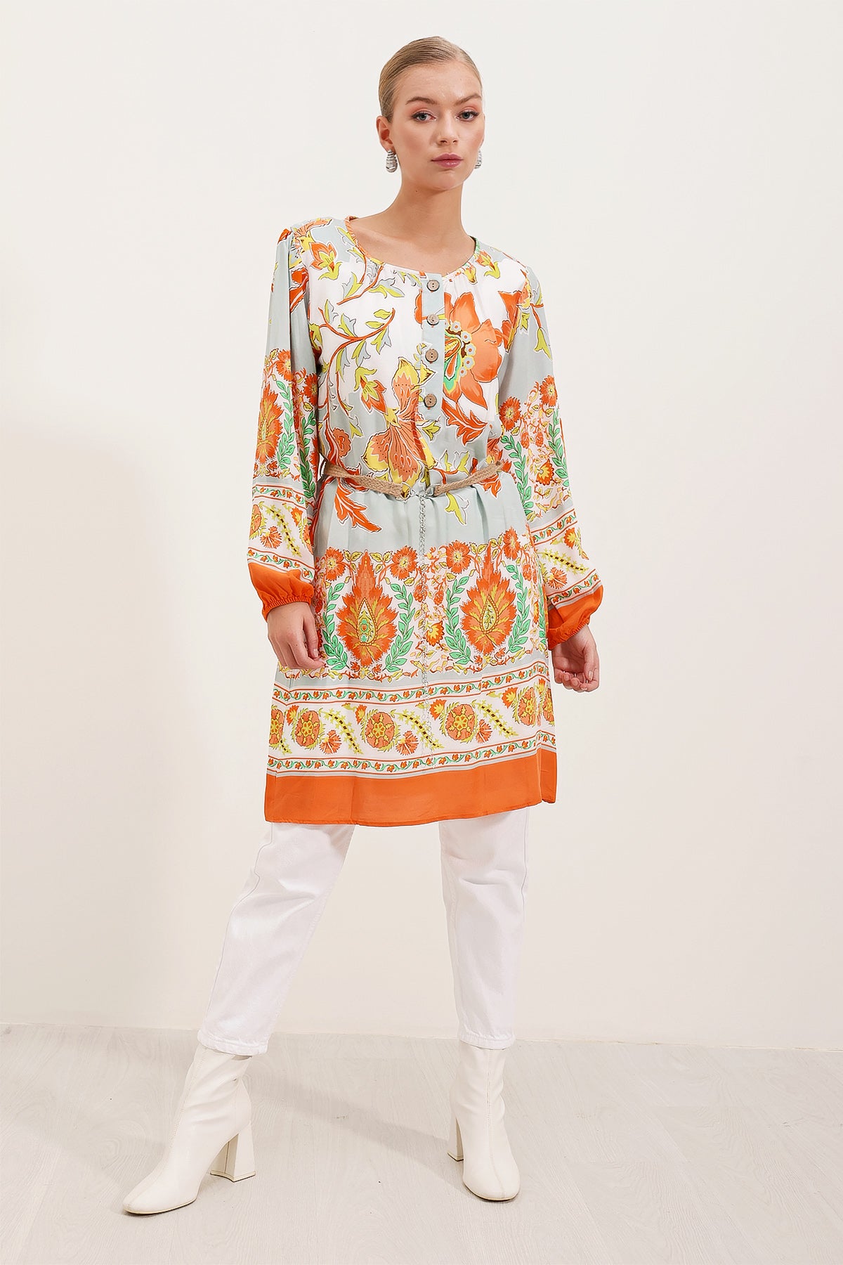 Orange Women Dress