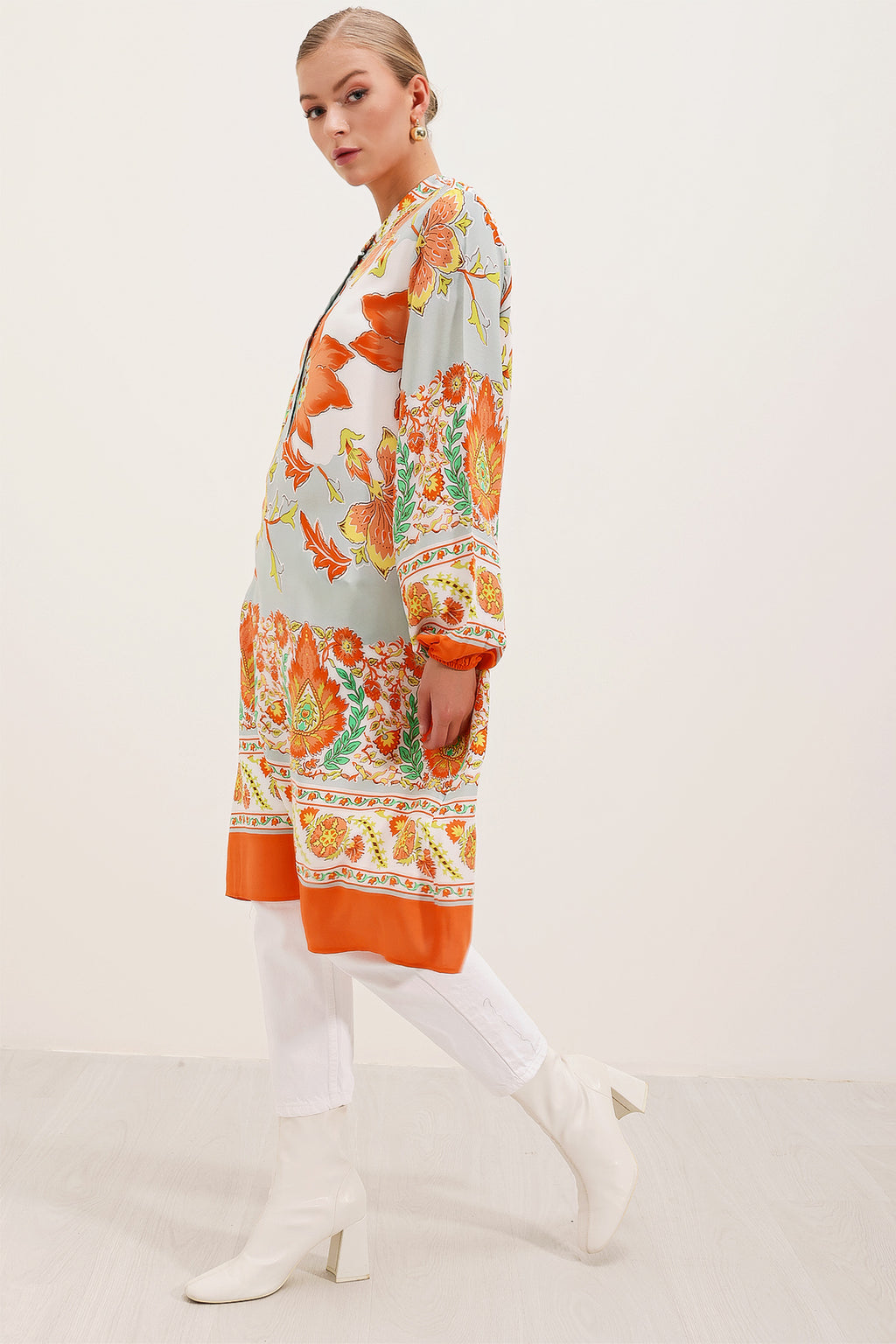 Orange Women Dress