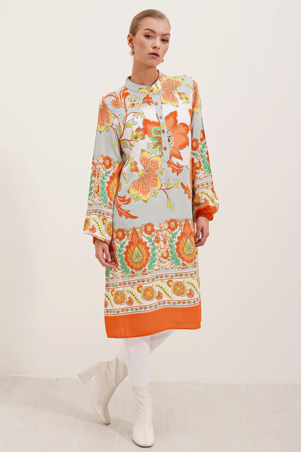 Orange Women Dress