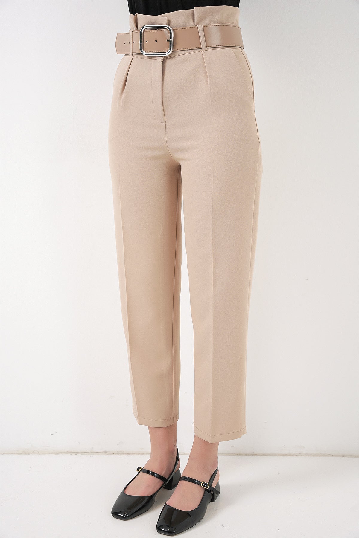 Cream Women Pants