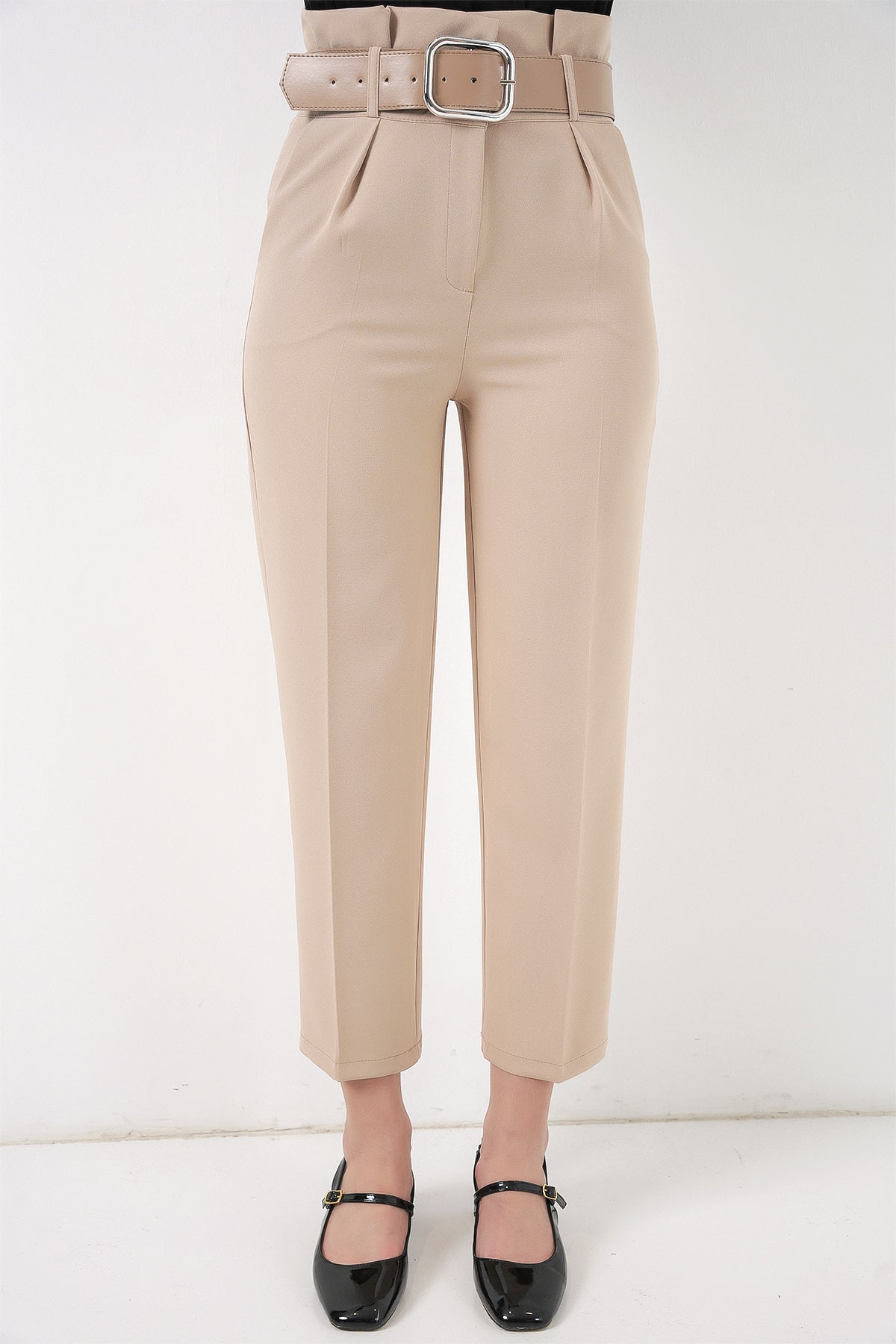 Cream Women Pants