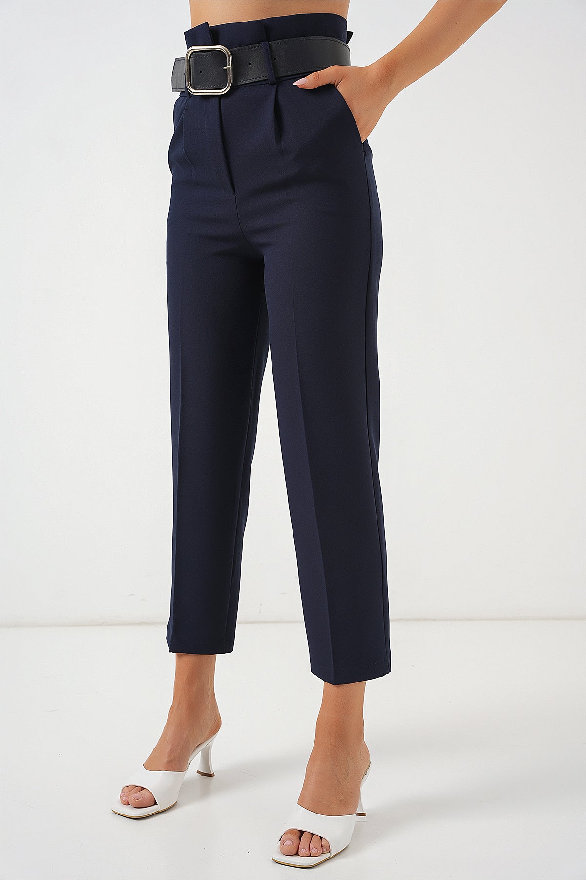 Navy Blue Women Pants