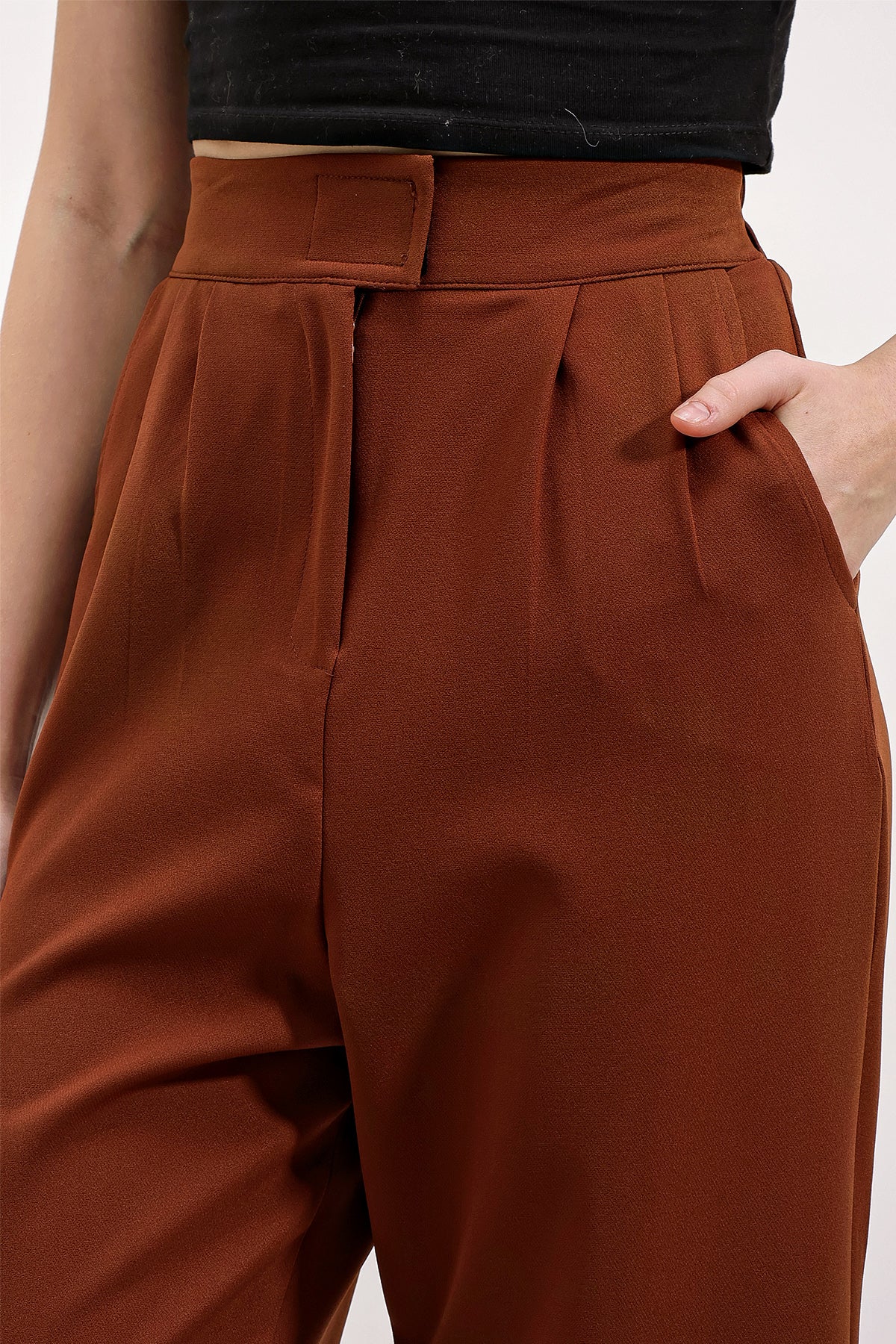 Brown Women Pants