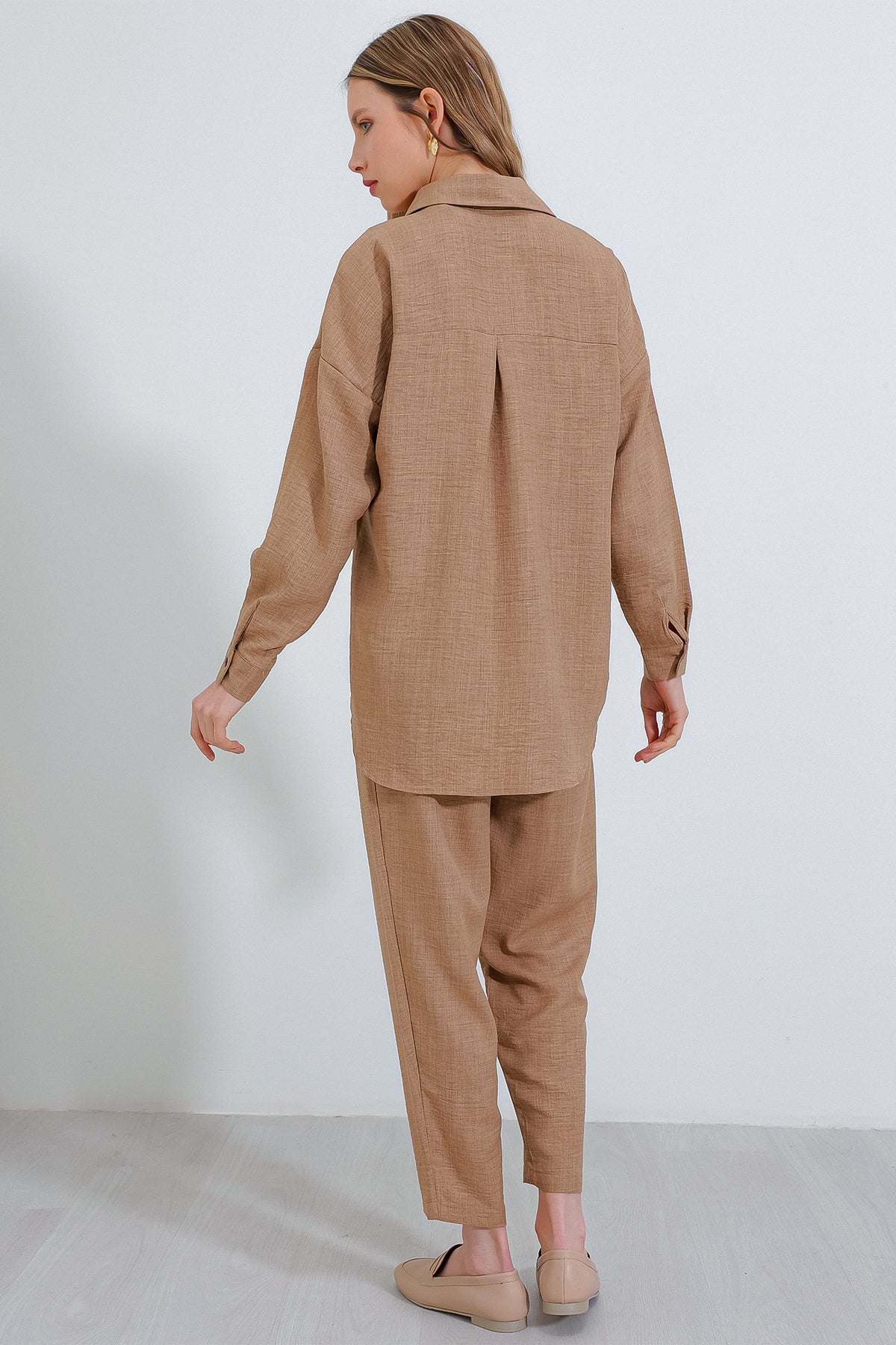 Camel Women Top and Bottom Set