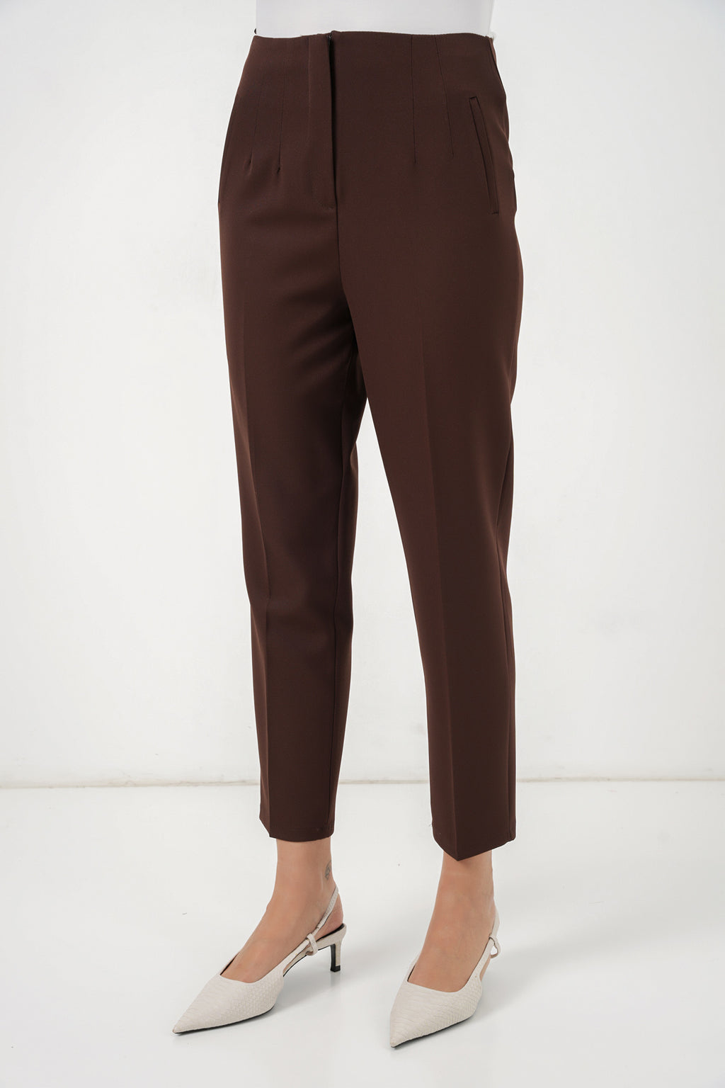 Brown Women Pants