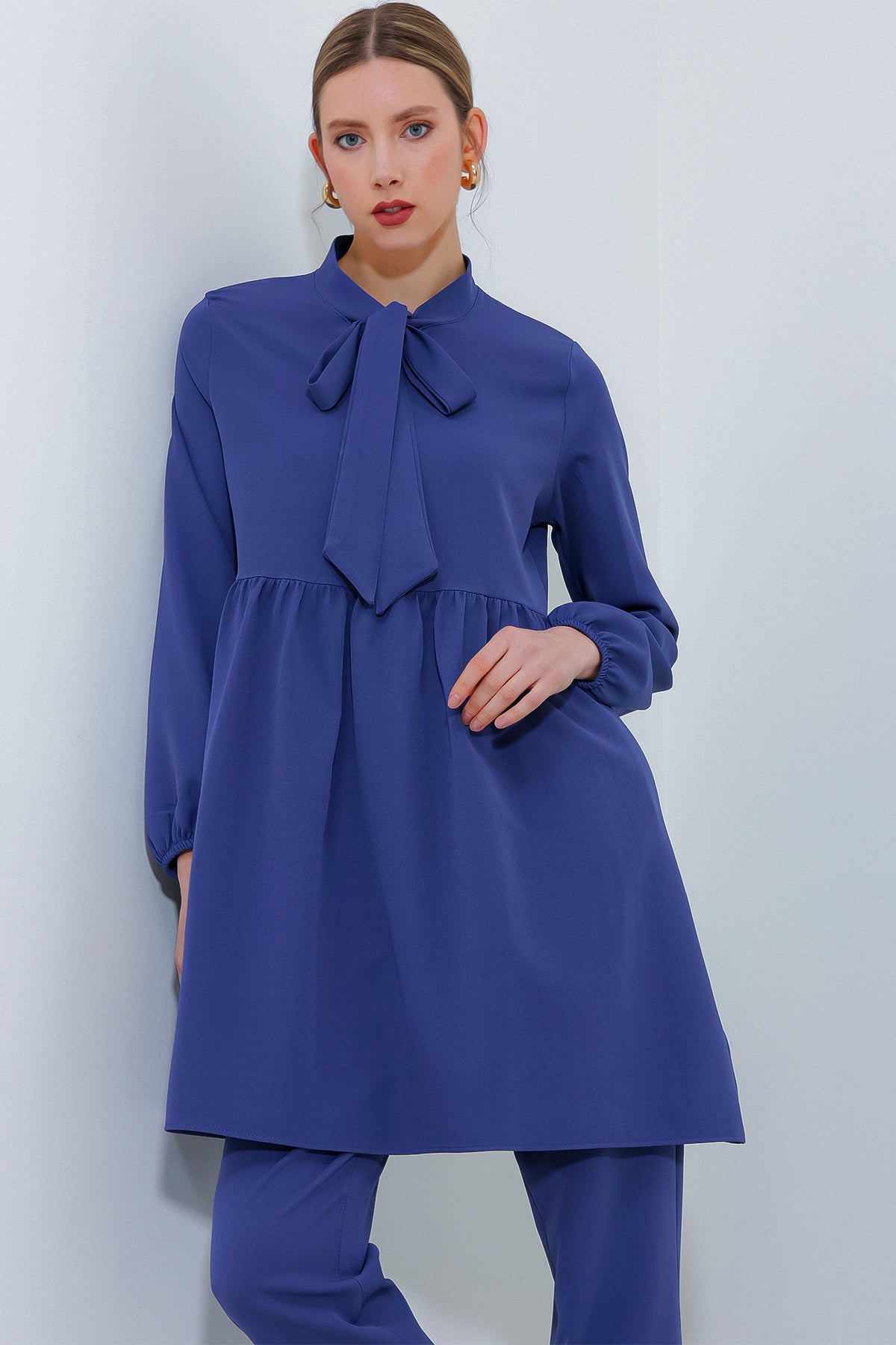 Indigo Women Top and Bottom Set