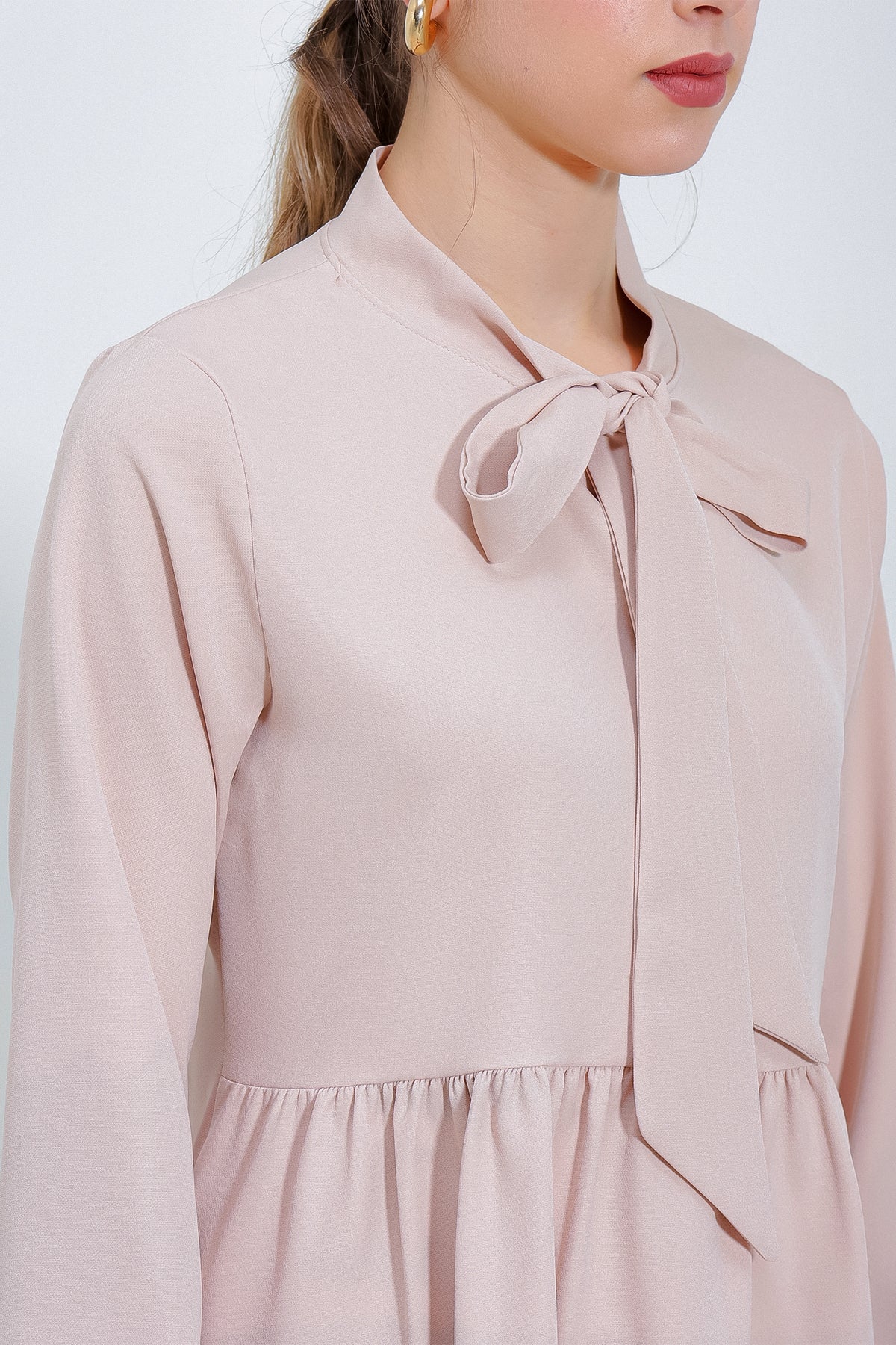 Cream Women Top and Bottom Set