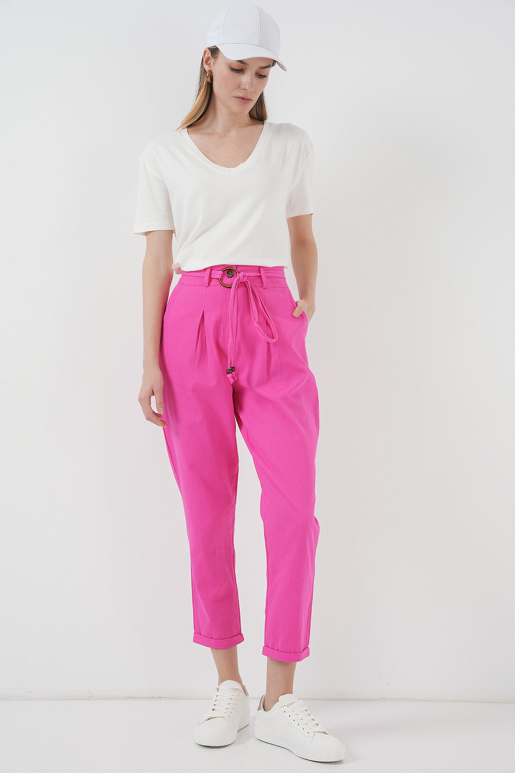 Fuchia Women Pants