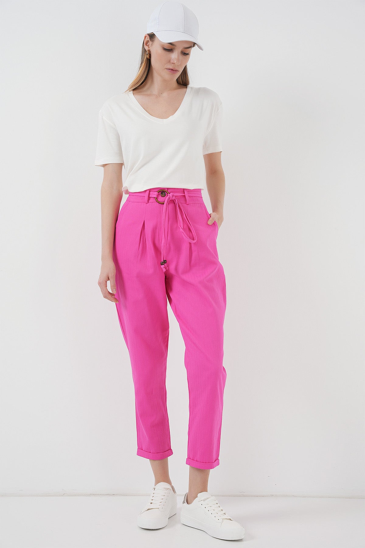 Fuchia Women Pants