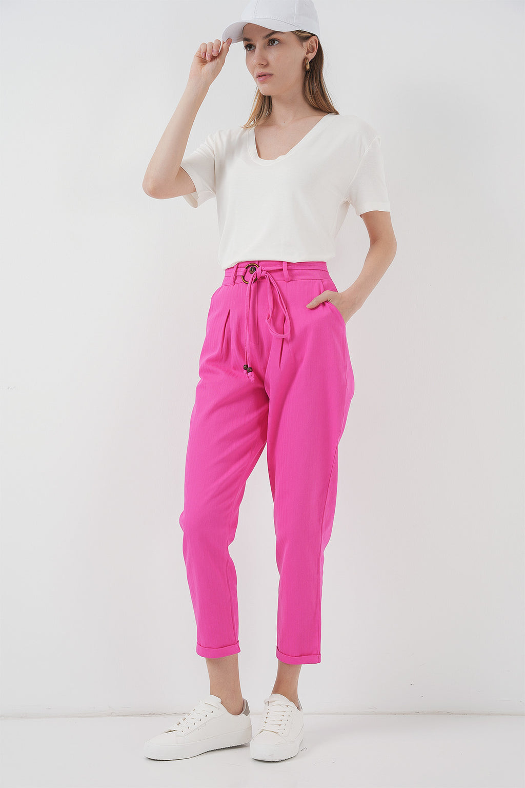 Fuchia Women Pants