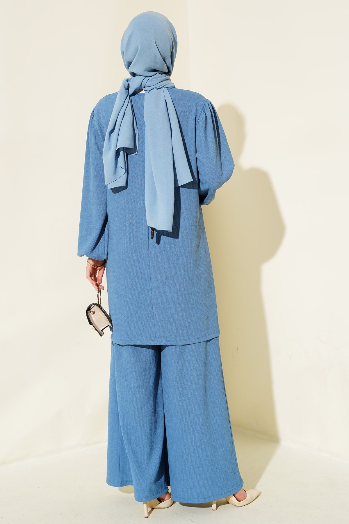 Indigo Women Top and Bottom Set