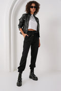 Black Women Tracksuit Bottom