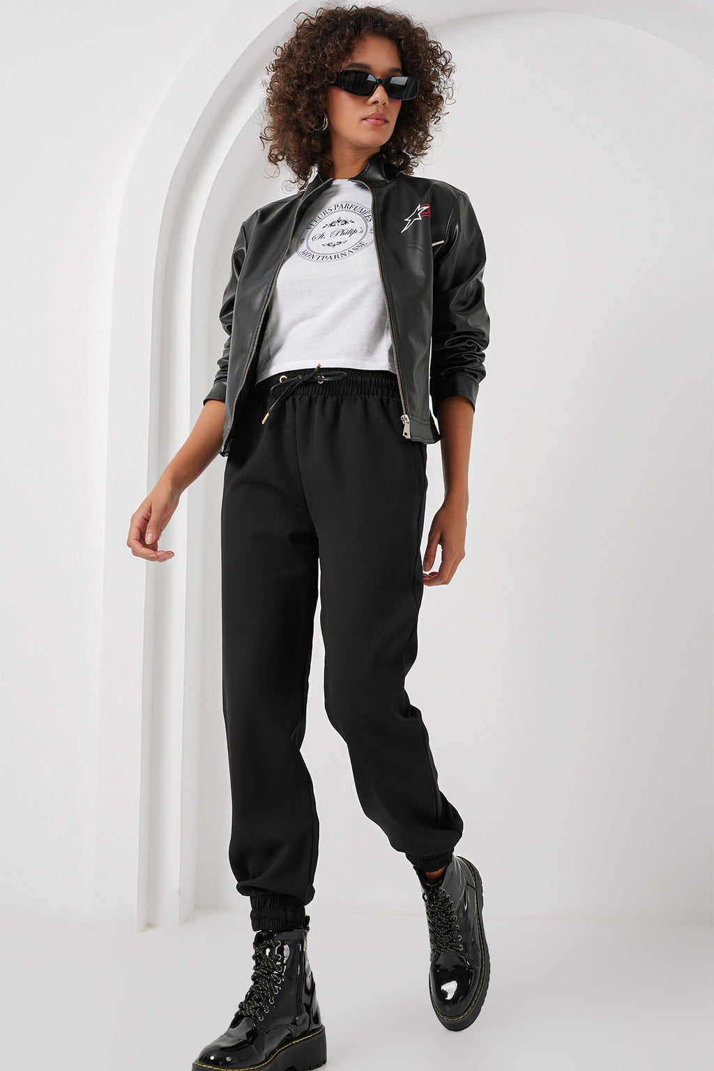 Black Women Tracksuit Bottom