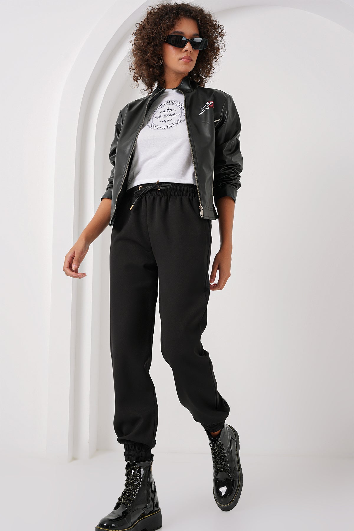Black Women Tracksuit Bottom