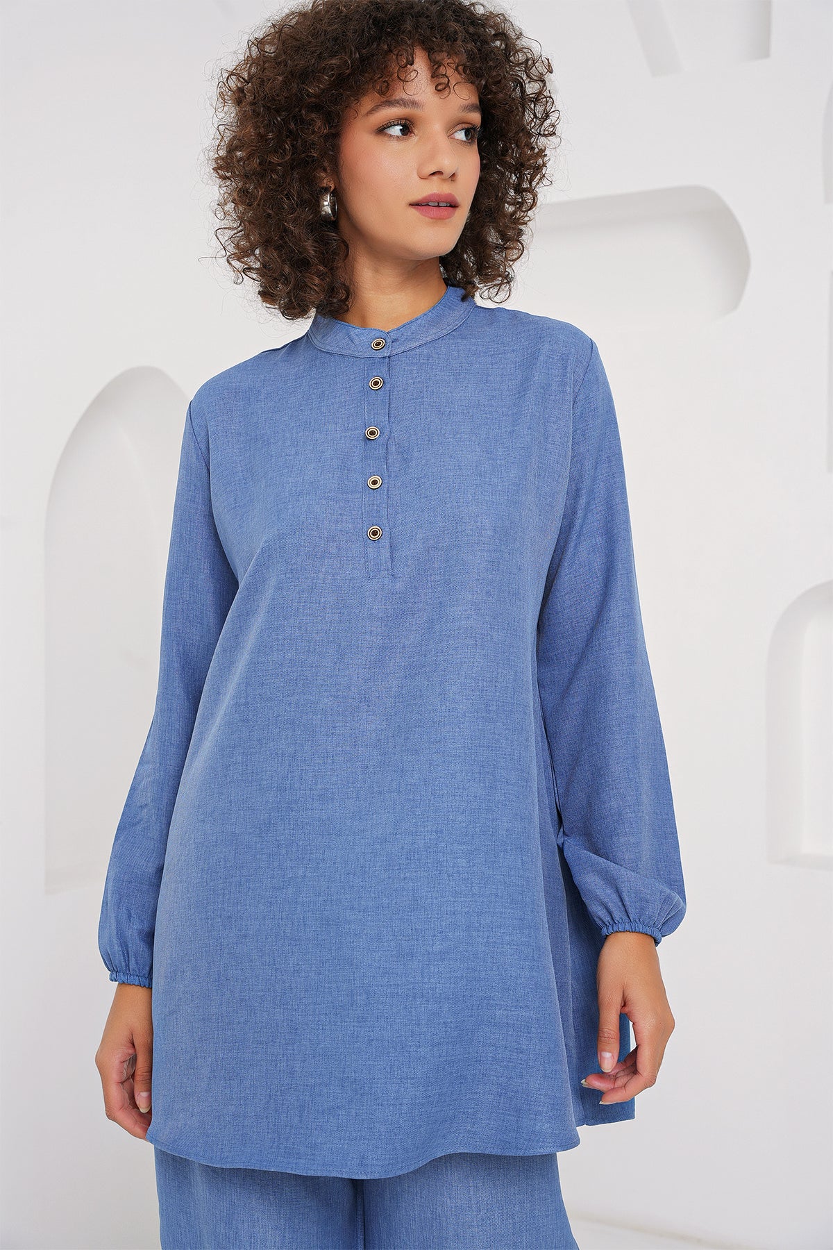 Indigo Women Top and Bottom Set