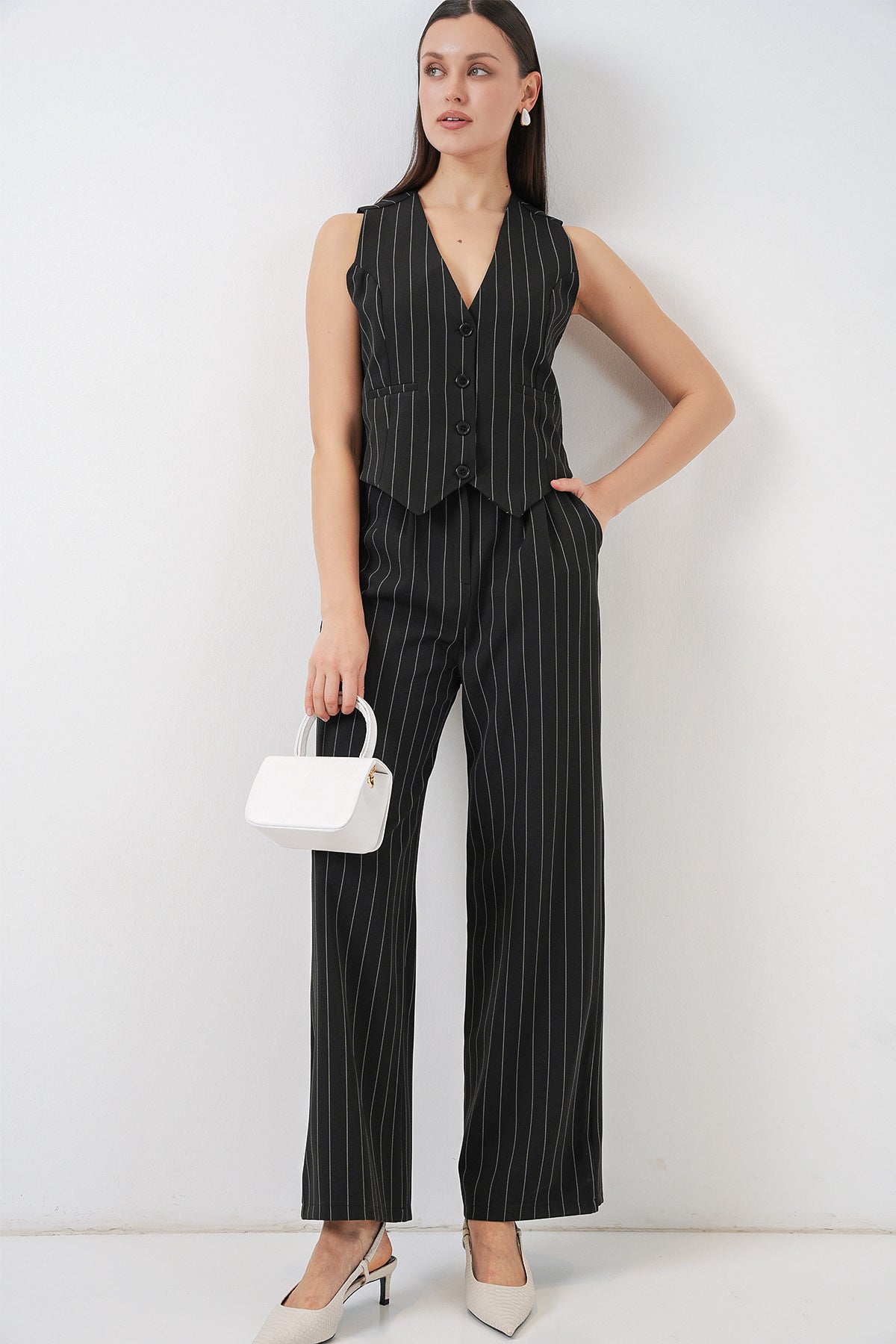 Black Women Top and Bottom Set