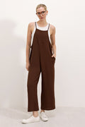 Brown Women Overalls