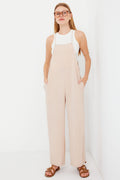 Cream Women Overalls