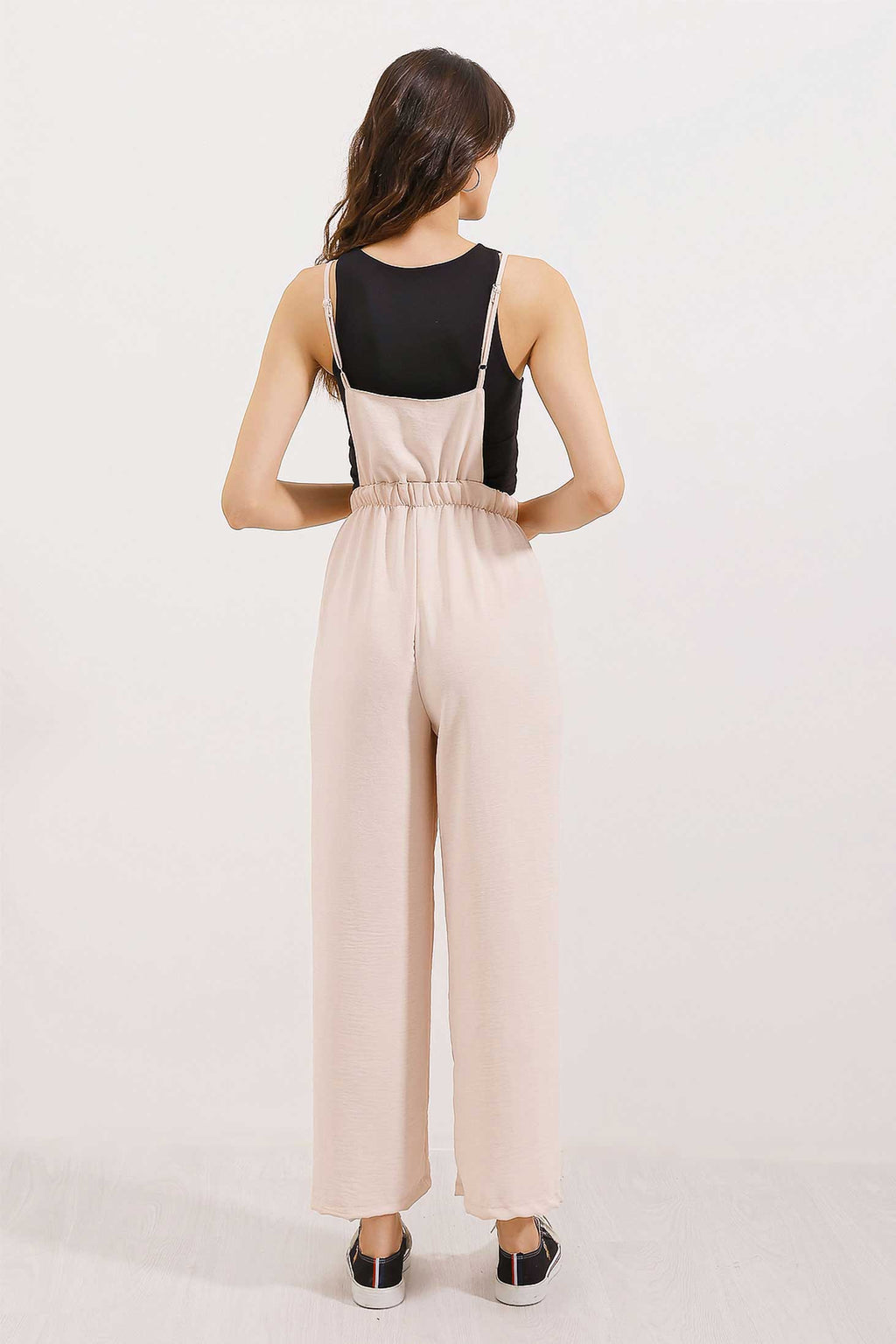 Beige Women Overalls