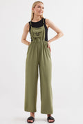 Khaki Women Overalls