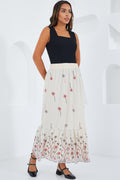 Ecru Women Skirt