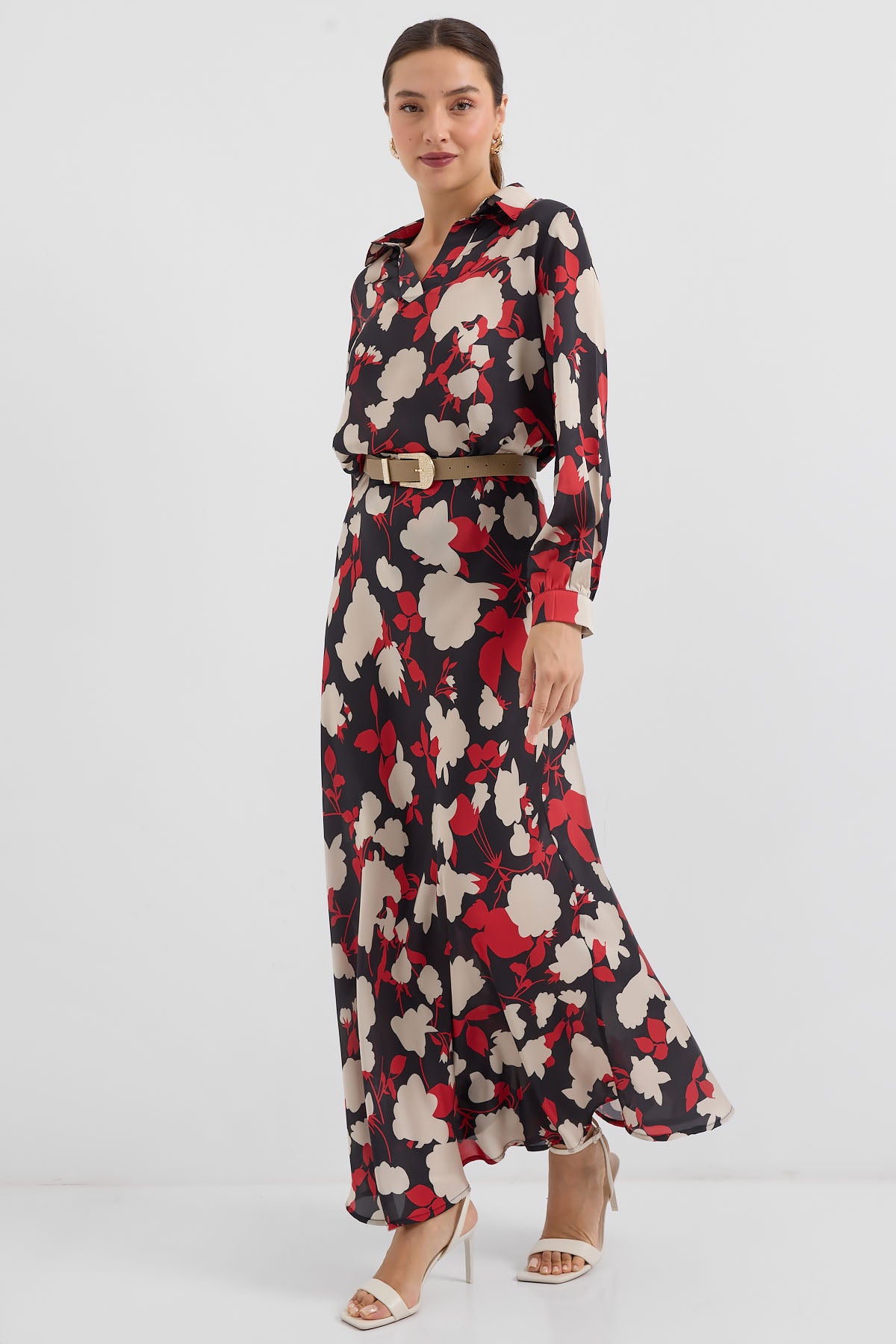 Beige Women Top and Bottom Set