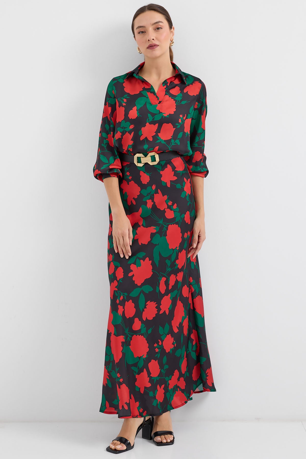 Red Women Top and Bottom Set