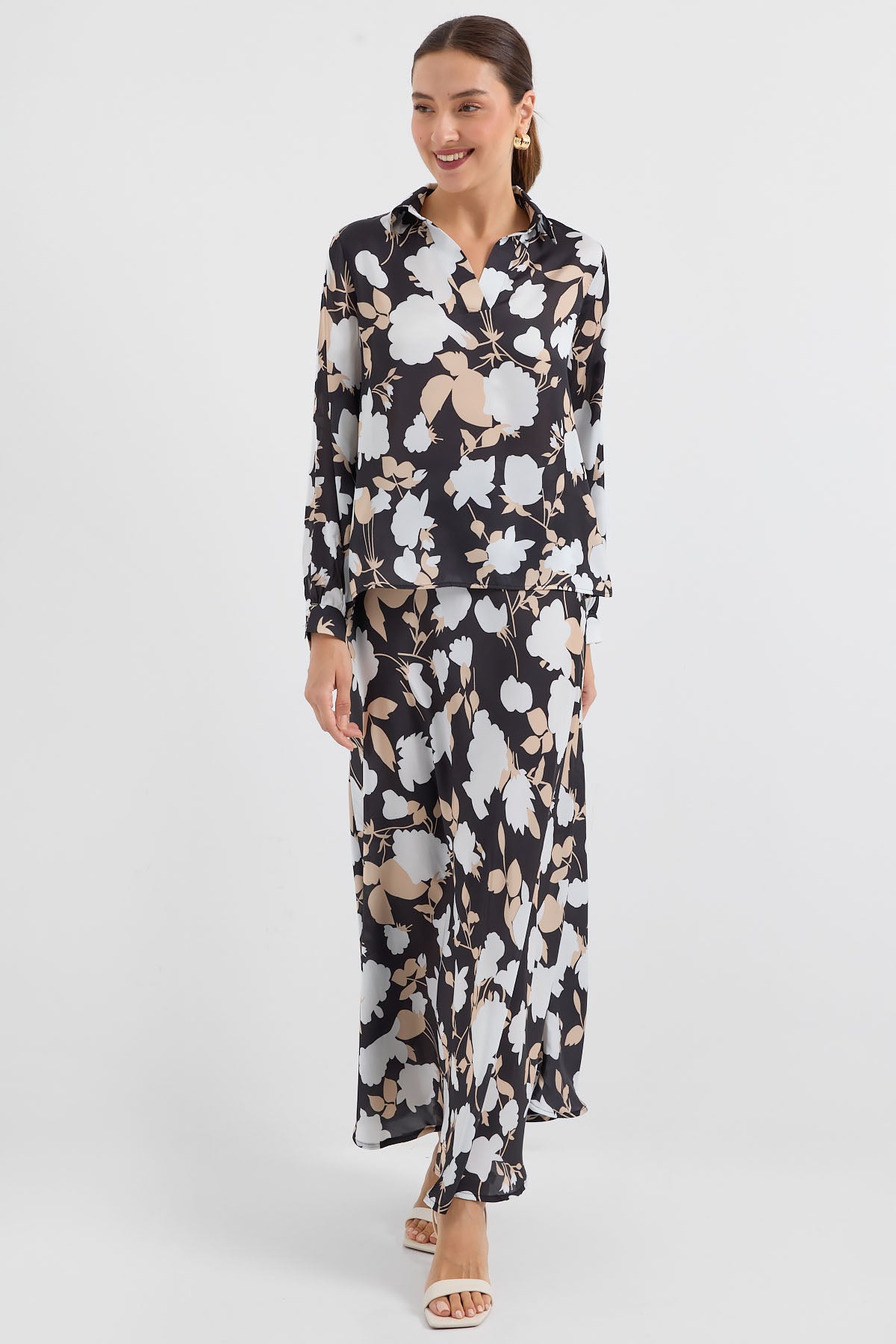 Black Women Top and Bottom Set