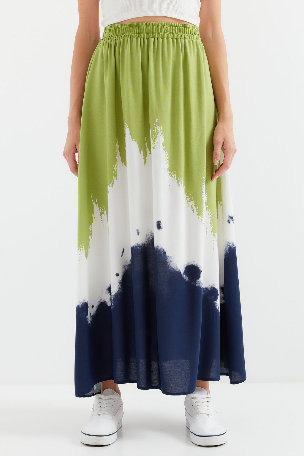 Green Women Skirt