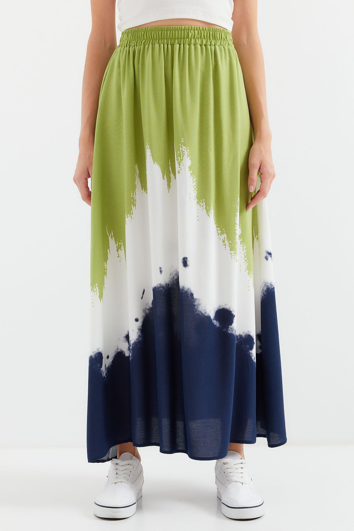 Green Women Skirt
