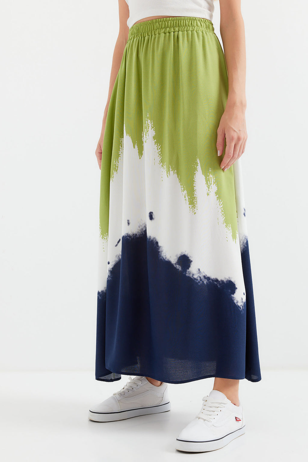 Green Women Skirt