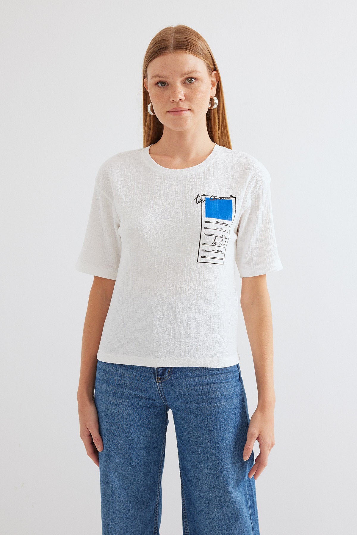 Blue Women T-shirt