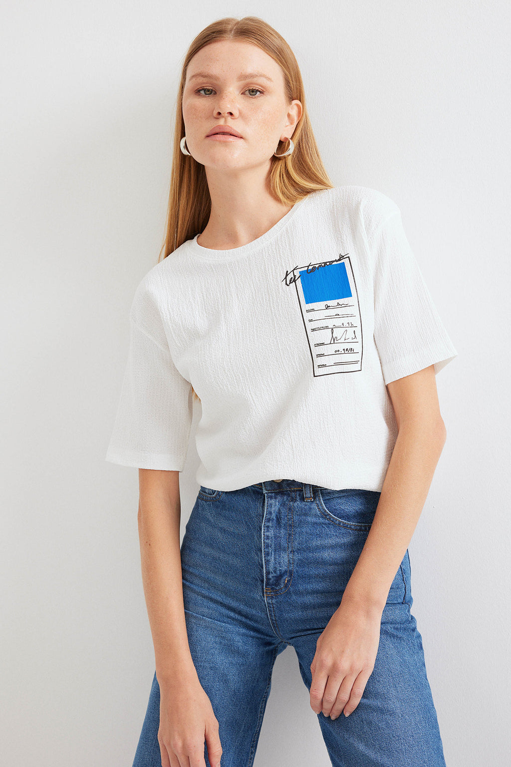 Blue Women T-shirt