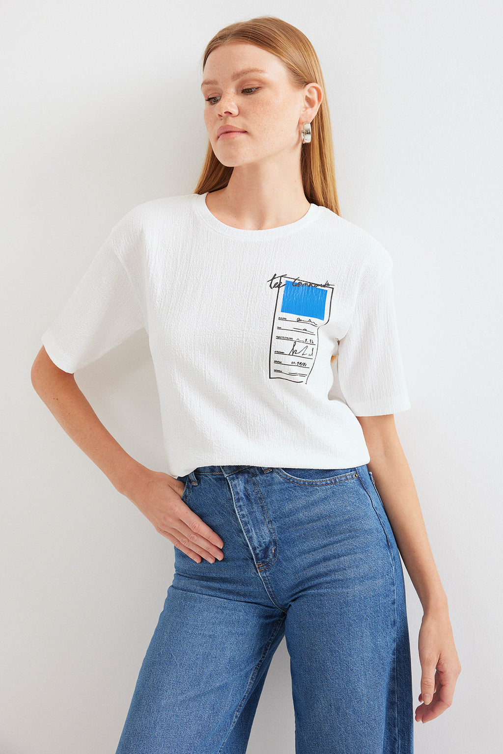 Blue Women T-shirt
