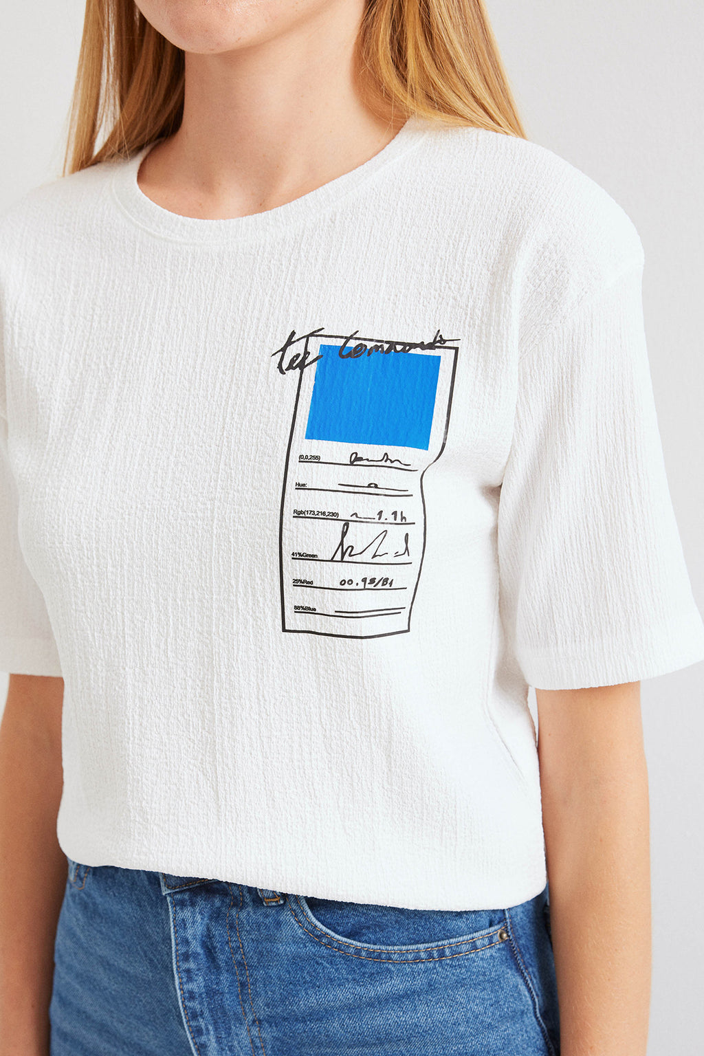 Blue Women T-shirt