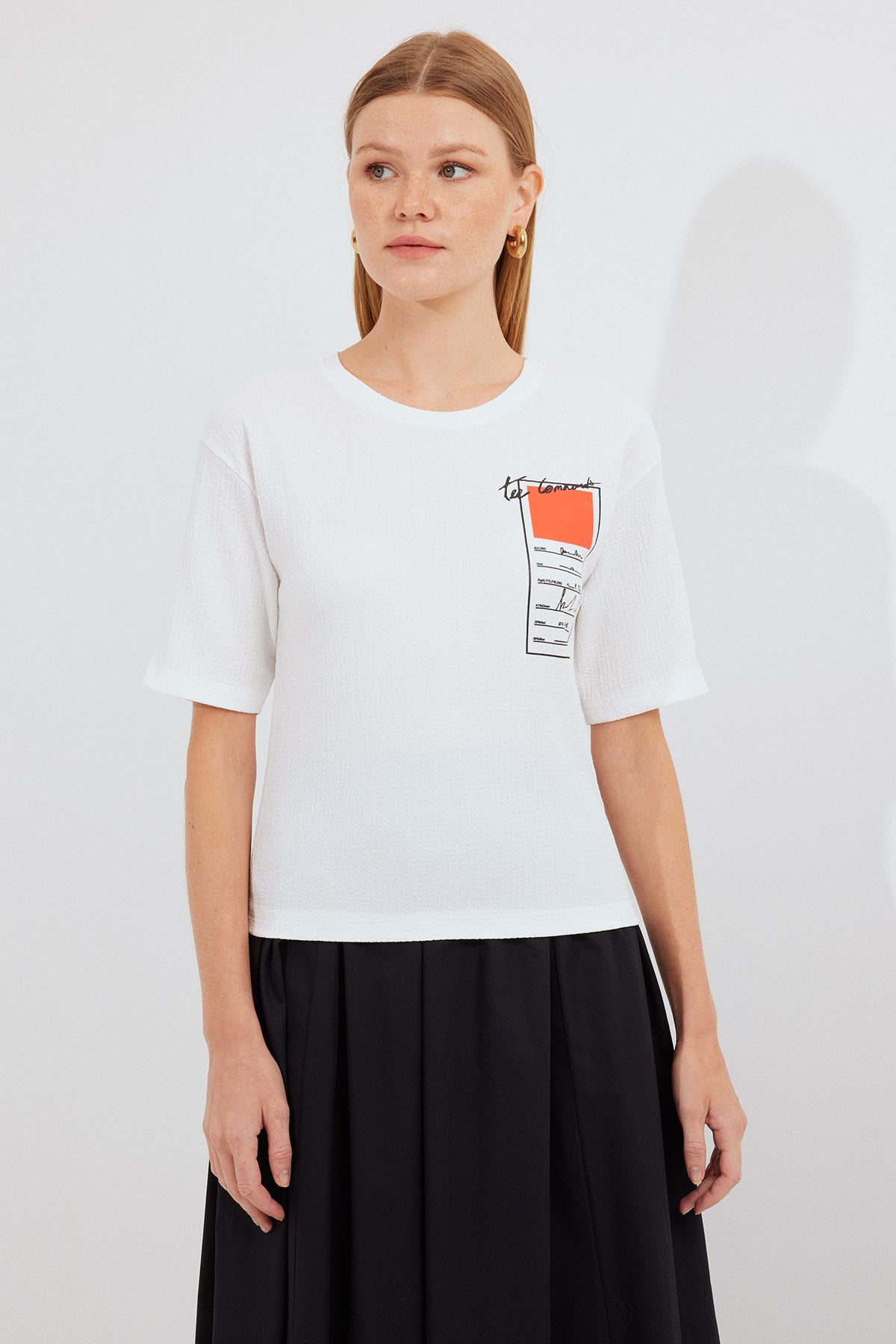 Orange Women T-shirt