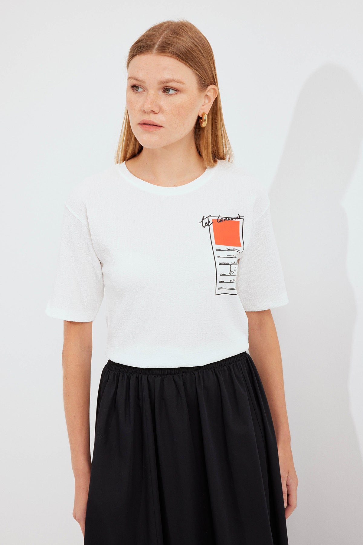 Orange Women T-shirt