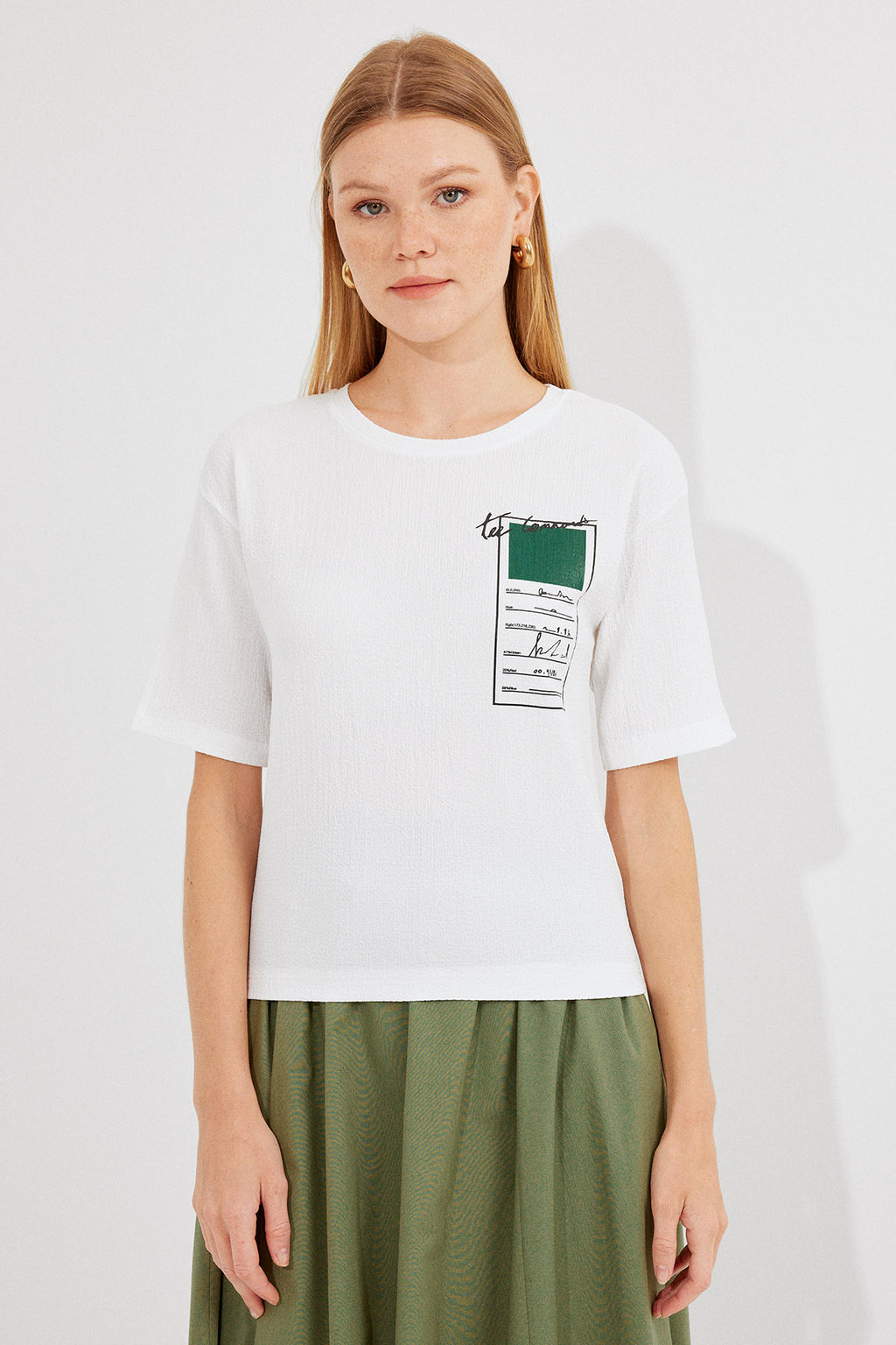 Green Women T-shirt