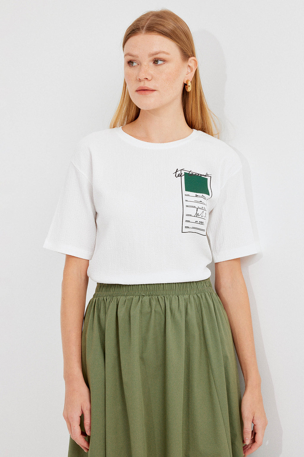 Green Women T-shirt