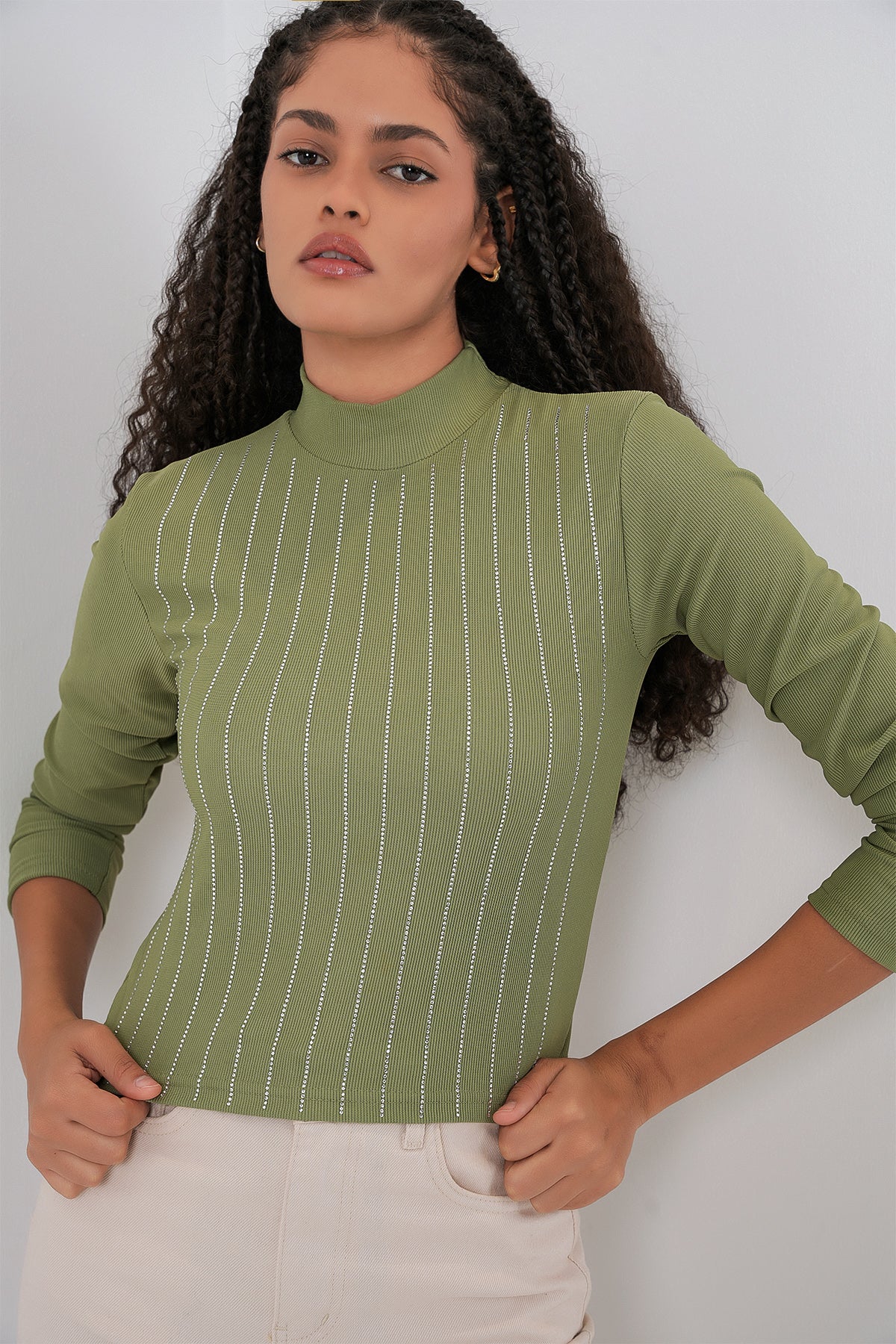 green Women Blouse