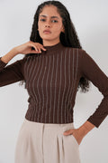 Brown Women Blouse