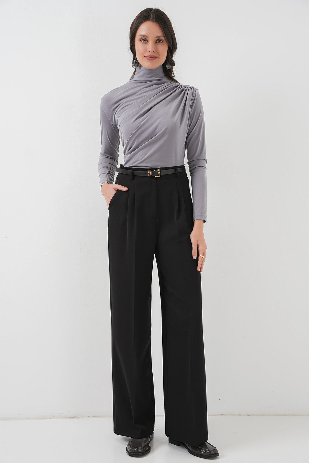 Grey Women Blouse