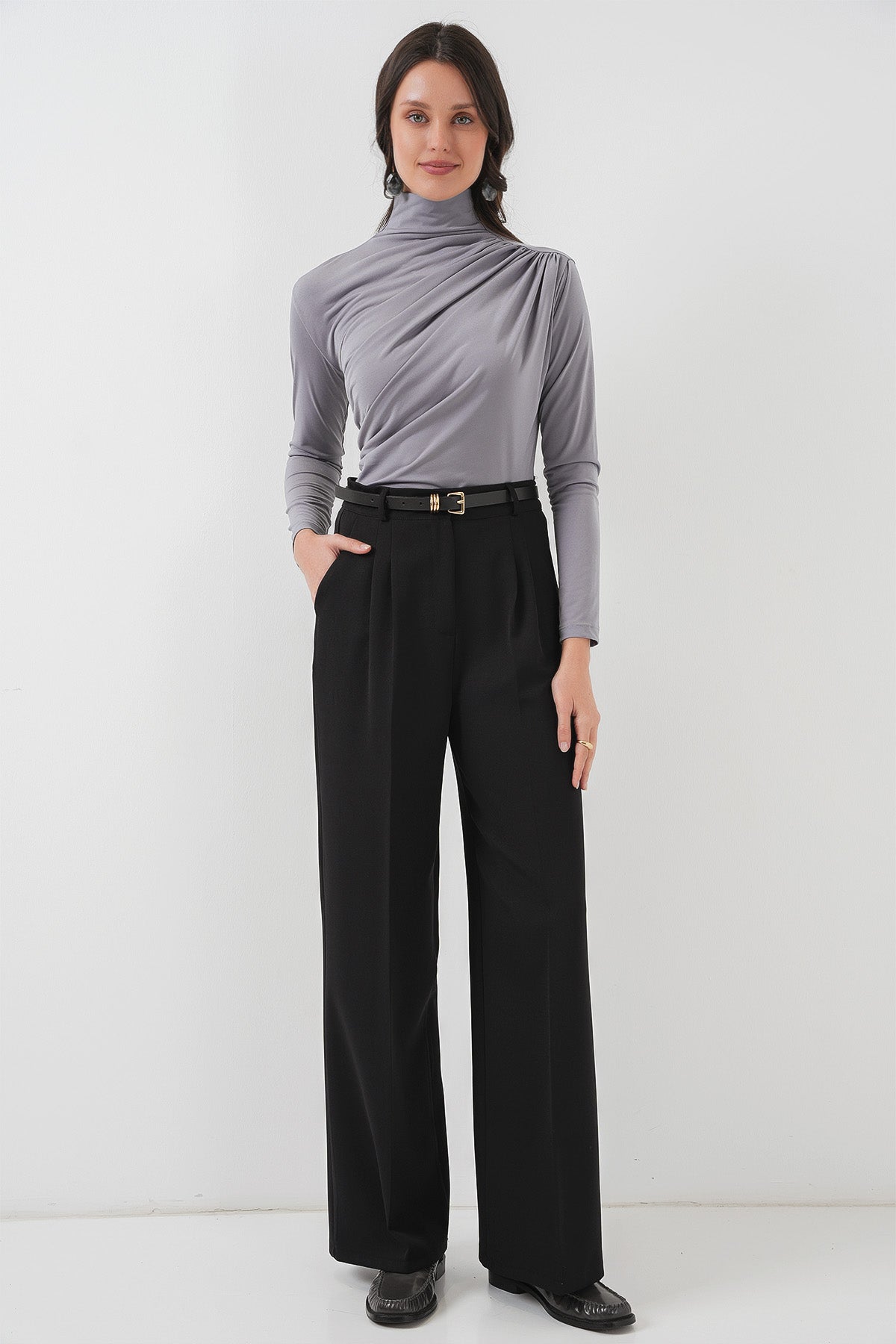 Grey Women Blouse